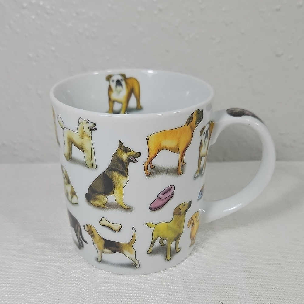 Paul Cadrew 2010 Man's Best Friend Dog Breed White Ceramic Mug